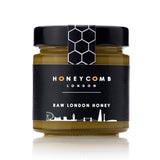 Raw London Honey - HONEYCOMB WHOLEFOODS LONDON - jar front